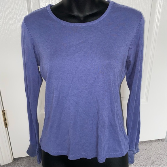 Gap Ruffle Cuff Sleeve Long-Sleeve T-Shirt - Picture 1 of 8